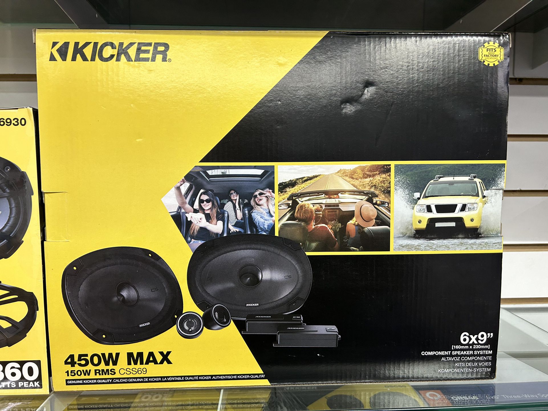 Kicker, 6 X 9 Component Speakers