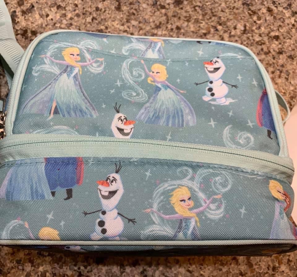 Aqua Disney Frozen Medium Rolling Kids Duffle Bag