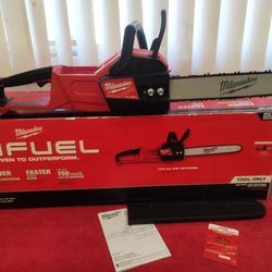 M18 MILWAUKEE FUEL 16" Chainsaw Tool Only $210