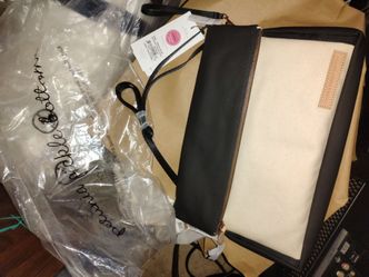 Petunia pickle bottom purse with tags and plastic bag