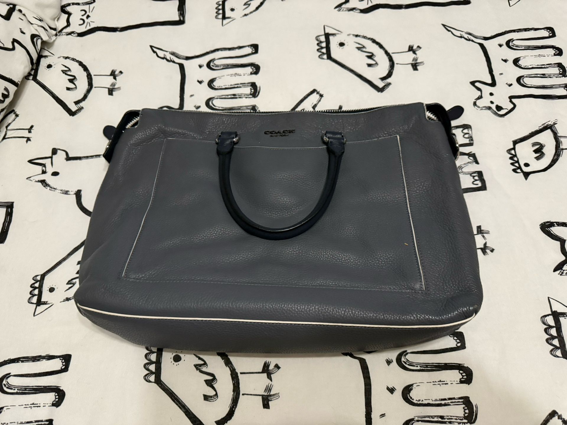 Men’s Coach Leather Bag/Laptop Bag