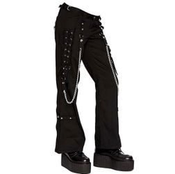 TRIPP NYC gothic black flare pants