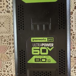 Greenworks 60V 8.0 Ah UltraPower Bluetooth Lithium-Ion Battery