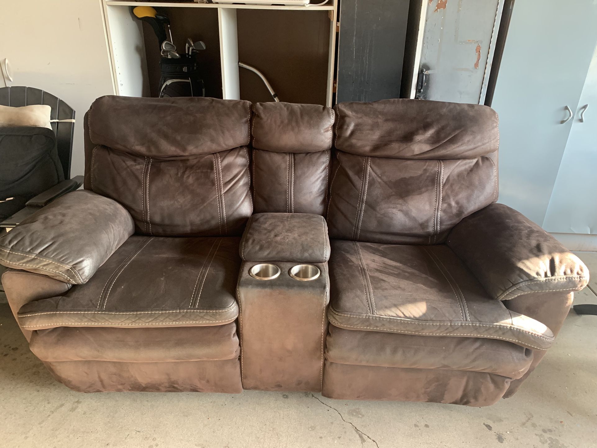 Reclining Sofa and Love Seat