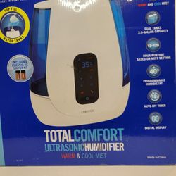 NWOT HoMedics TotalComfort Ultrasonic Humidifier