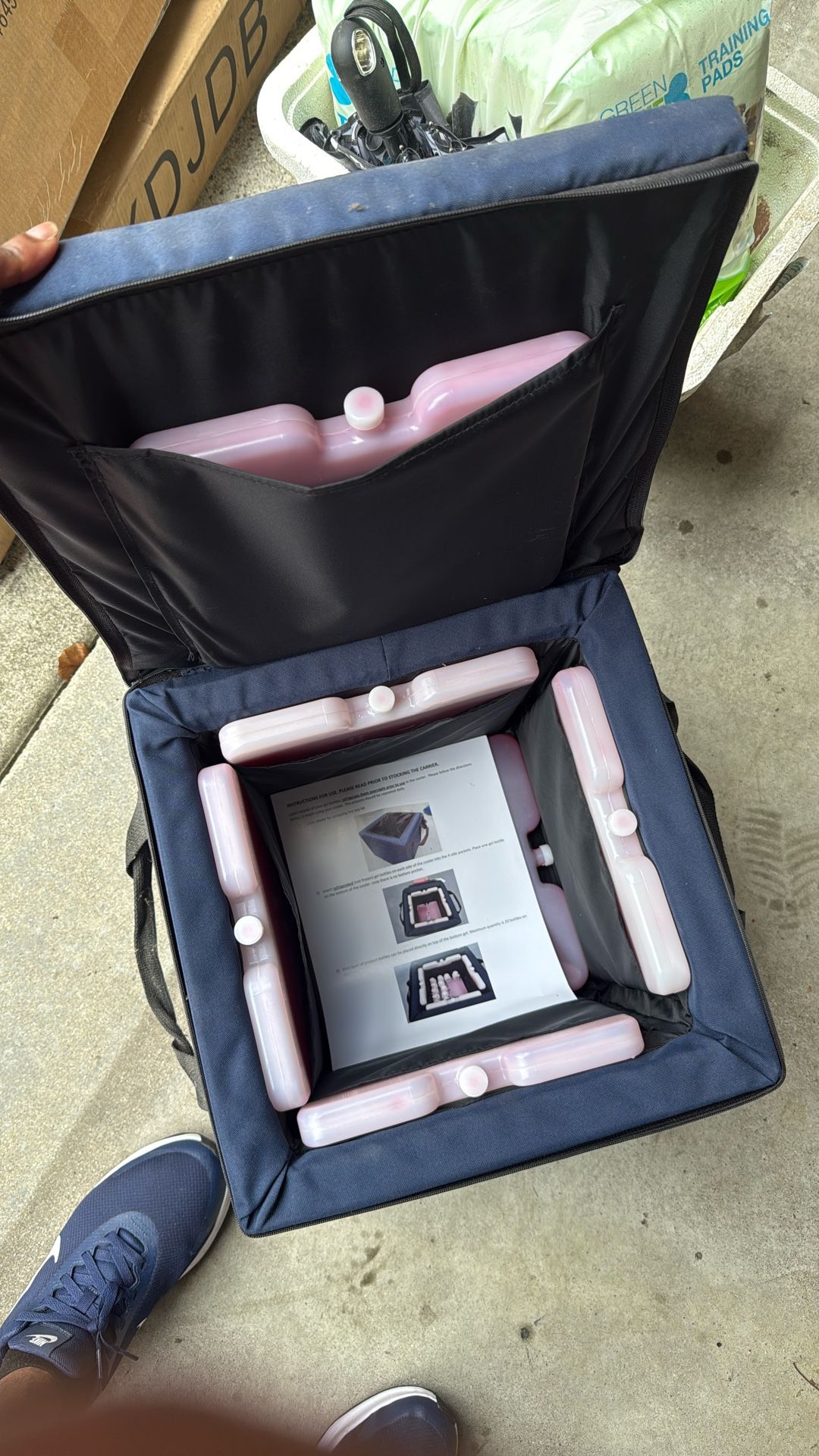 Cooler With inserts. Never Used Found While Cleaning Out The Garage. 