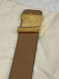 brown genuine leather Louis Vuitton belt size 48 / 120 for Sale in Danbury,  CT - OfferUp