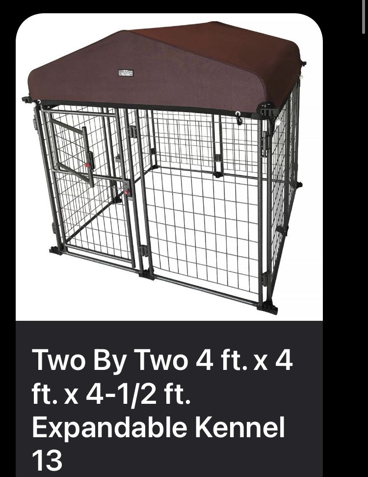 Expandable kennels  2/ In Box Brand New 