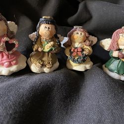 4 Angel Figurines