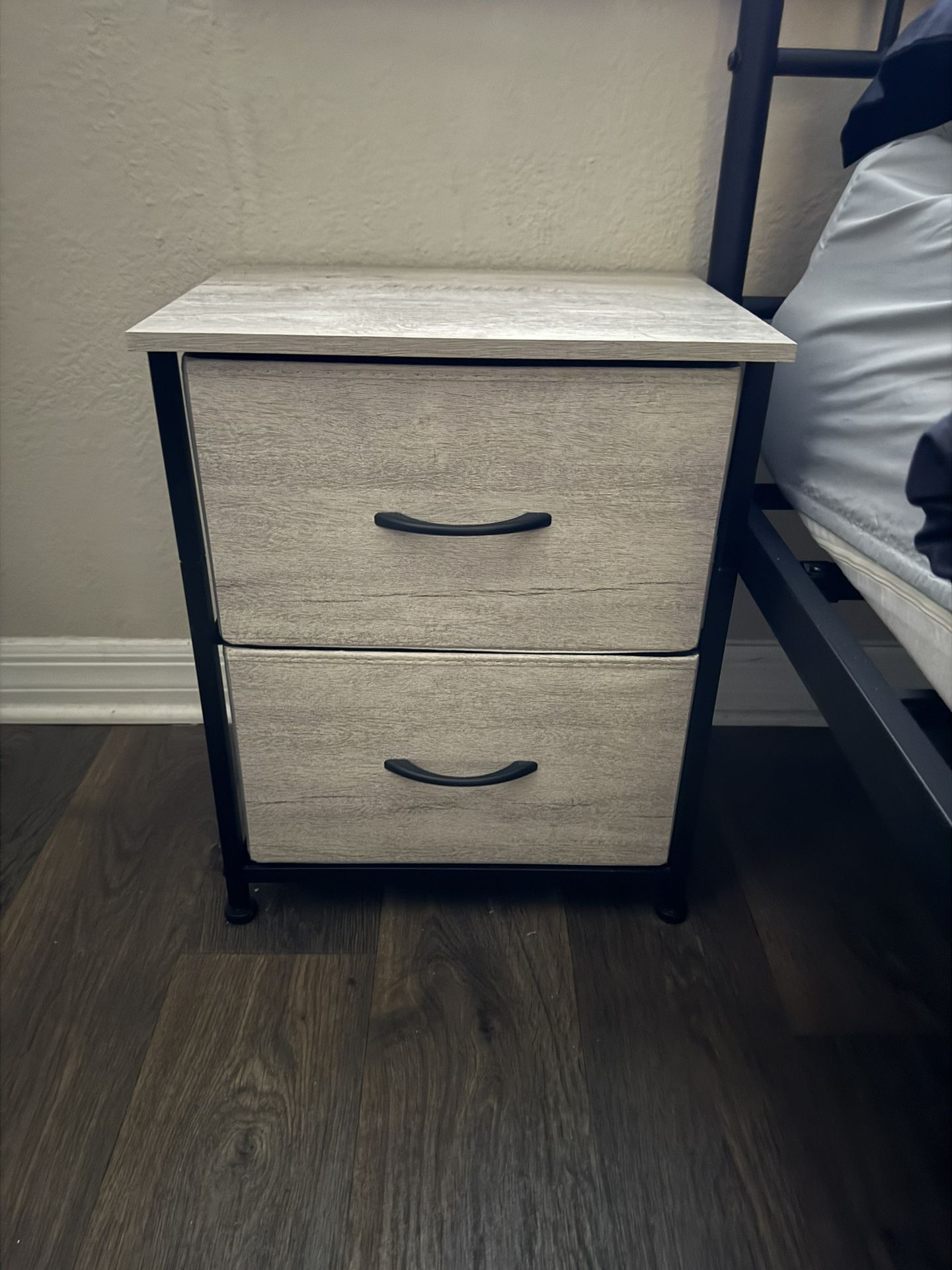 2-for-1 Deal! Set of Two Nightstands / Bedside Tables with Drawers