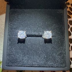Moissanite Diamond Stud Earrings 5mm