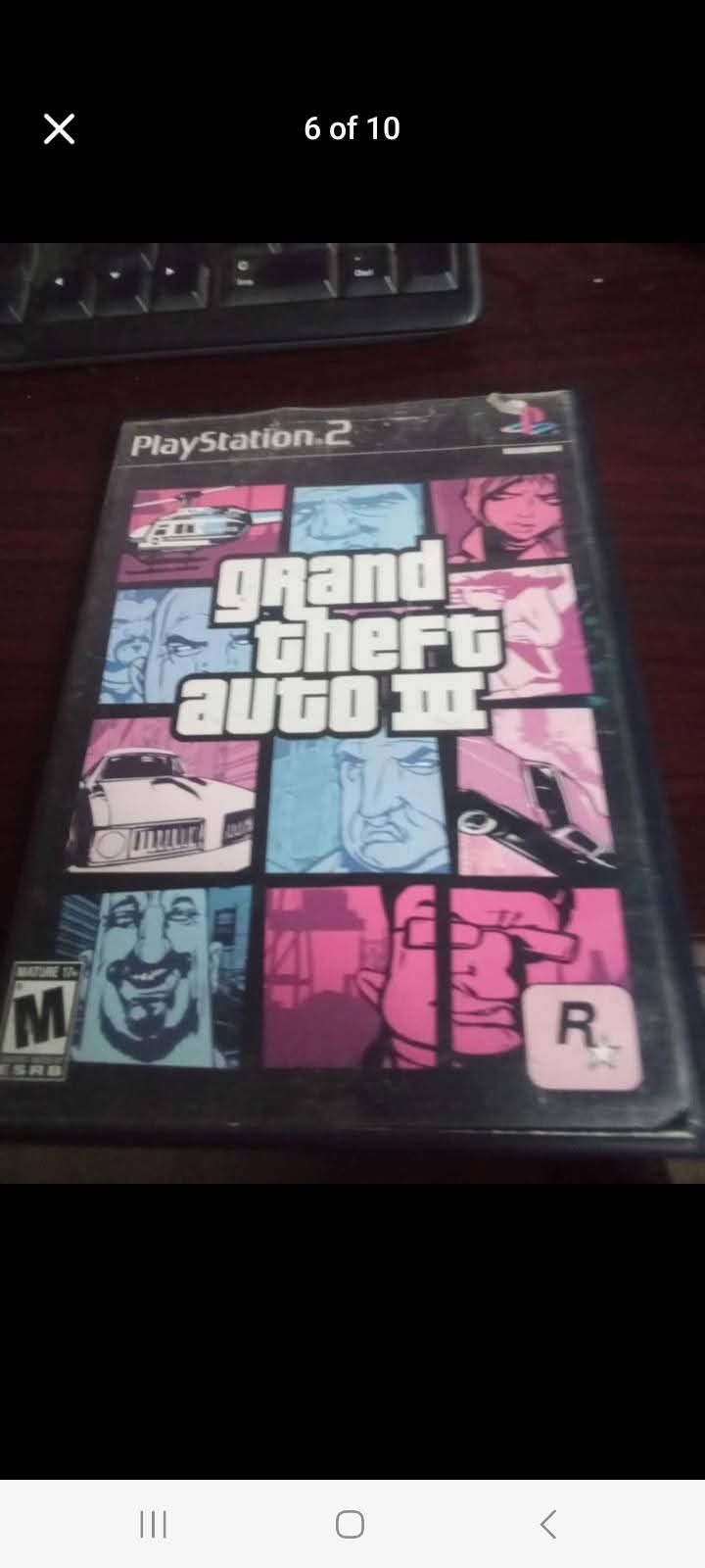 PS2 GTA 3 GAME WITH MEMORY CARD $35 FINAL PRICE 