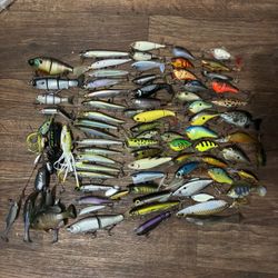 60~70 Pieces Of Lure 