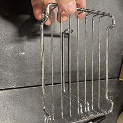 Chrome Toilet Paper Roll Holder With Shelf 