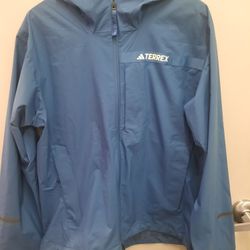 Size M adidas TERREX Multi RAIN.RDY 2.5-Layer Rain Jacket HZ9264