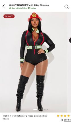 hot firefighters costume