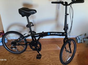 Bike, Foldig Bike With Comfort Seat And Ring