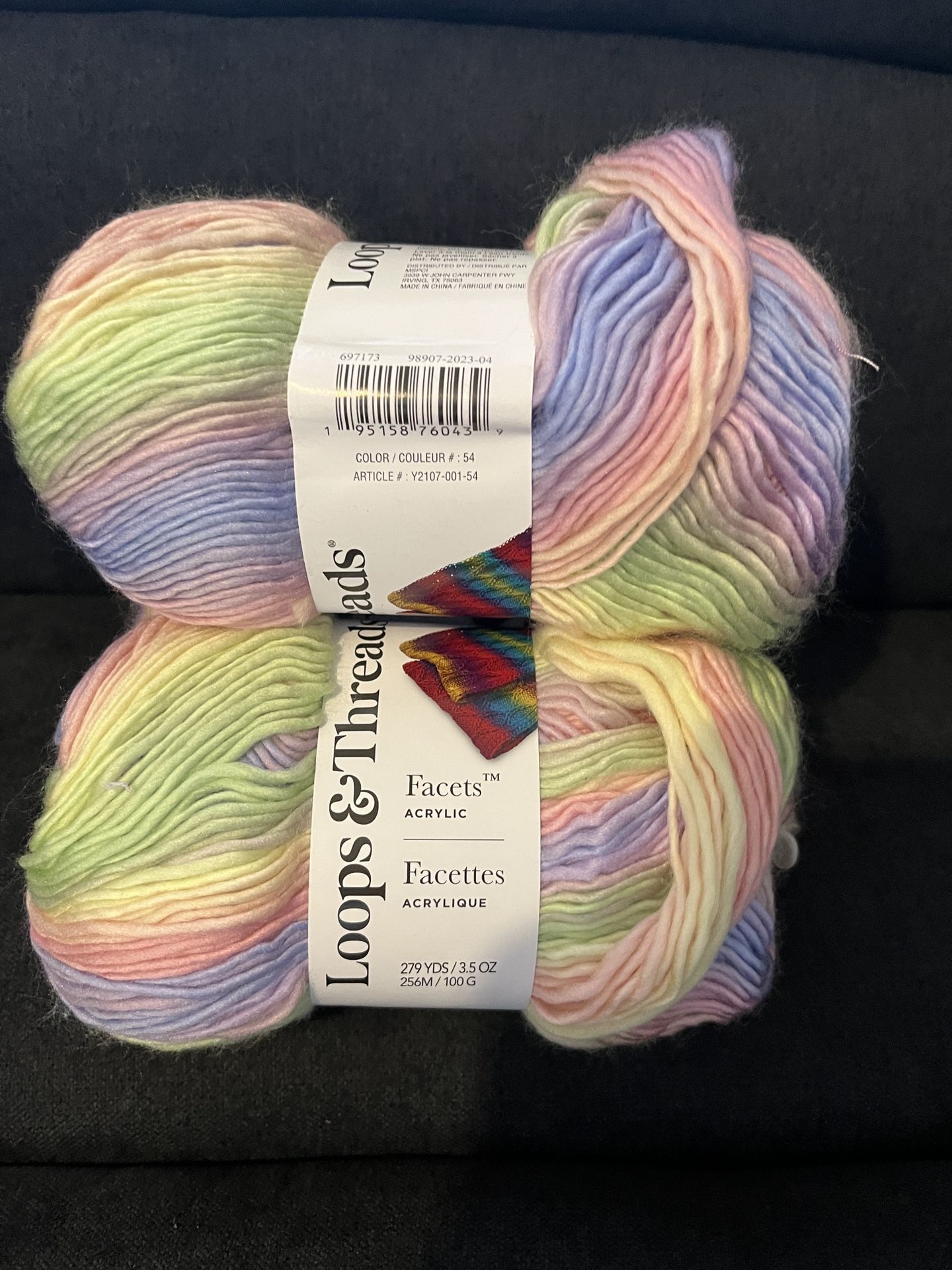 Loops & Threads - Facets Yarn - 3 Skeins #54