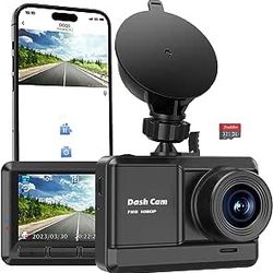 FHD 1080P WiFi Dash Camera for Cars with 32GB SD Card