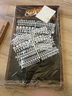 Suavecito Letter board