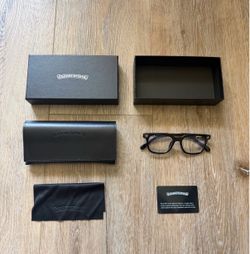 Chrome Hearts Blue Light Glasses Black/Silver