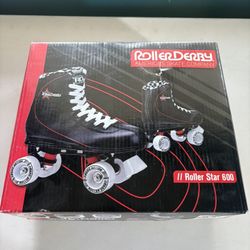 Roller Derby Roller Star 600 Quad 4 Wheel Mens Roller Skates Bundle