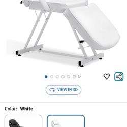 Adjustable Chair/table For Tatoo/esthitician/facial Technician 