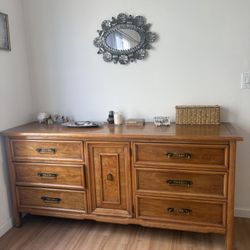 Vintage Solid Wood Dresser