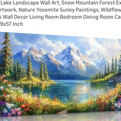 crmotu Landscape Wall Art