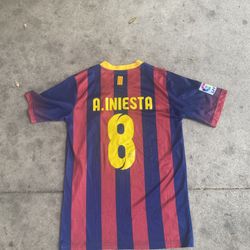 Andres Iniesta Barcelona Jersey 