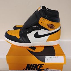 Deadstock Jordan Retro 1 Taxi Size 10.5 & 11 Comes With Original Receipt 