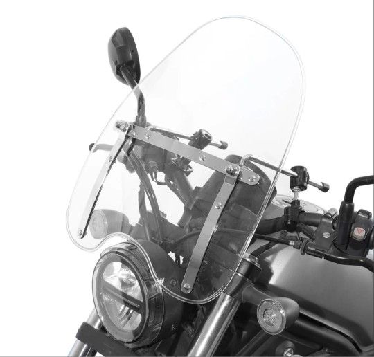 7/8" Front Windshield Fit For Harley Softail Sportster Dyna