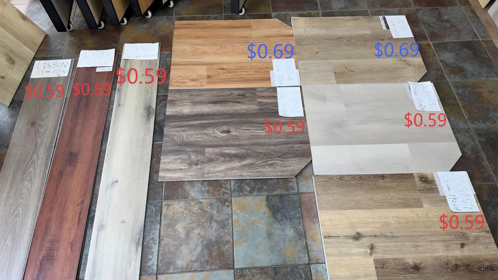 SPC & Laminate Flooring Clearance – From $0.59/Sqft