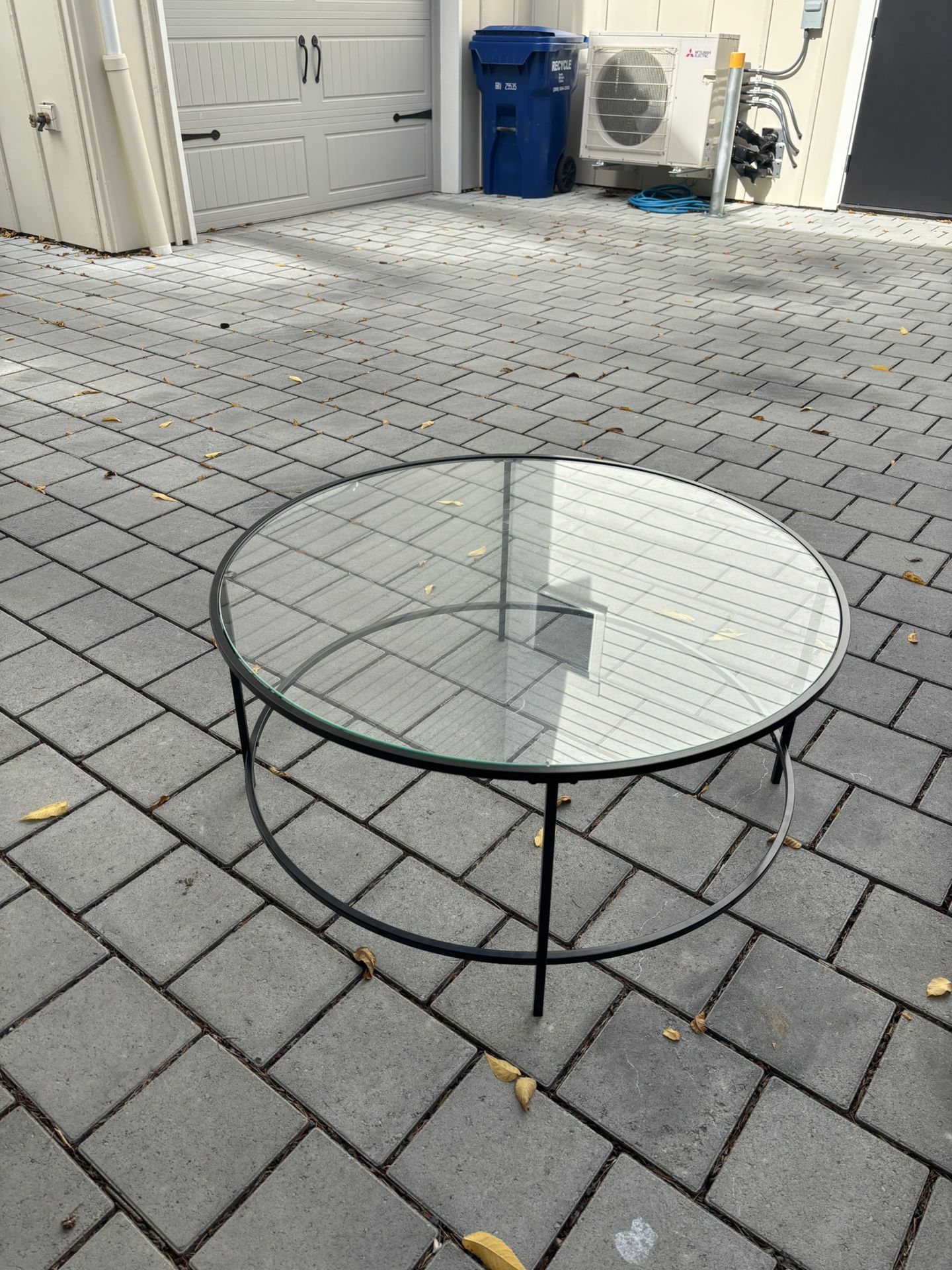 Glass Round Coffee Table