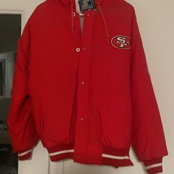 Vintage Starter Jacket San Francisco 49ers Size Medium
