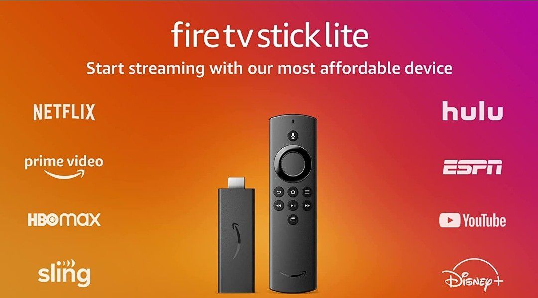 Fire TV Stick Lite with Alexa Voice Remote Lite  | HD streaming device