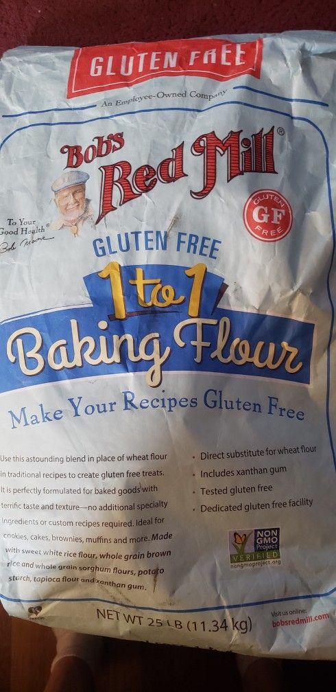 Bob's Red Mill Gluten Free 1to1 Baking Flour Single Bulk Item 25lb - Main Image