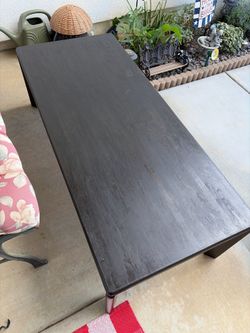 Solid Oak coffee and end tables