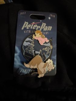 Disney 2018 Peter Pan 65th Anniversary Michael Darling & Nana 3-D Pin LE 4000