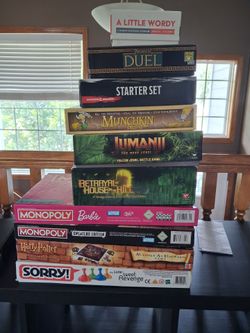 Board games- price in description