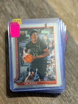 Derik Queen Topps Chrome NBA Trading Card
