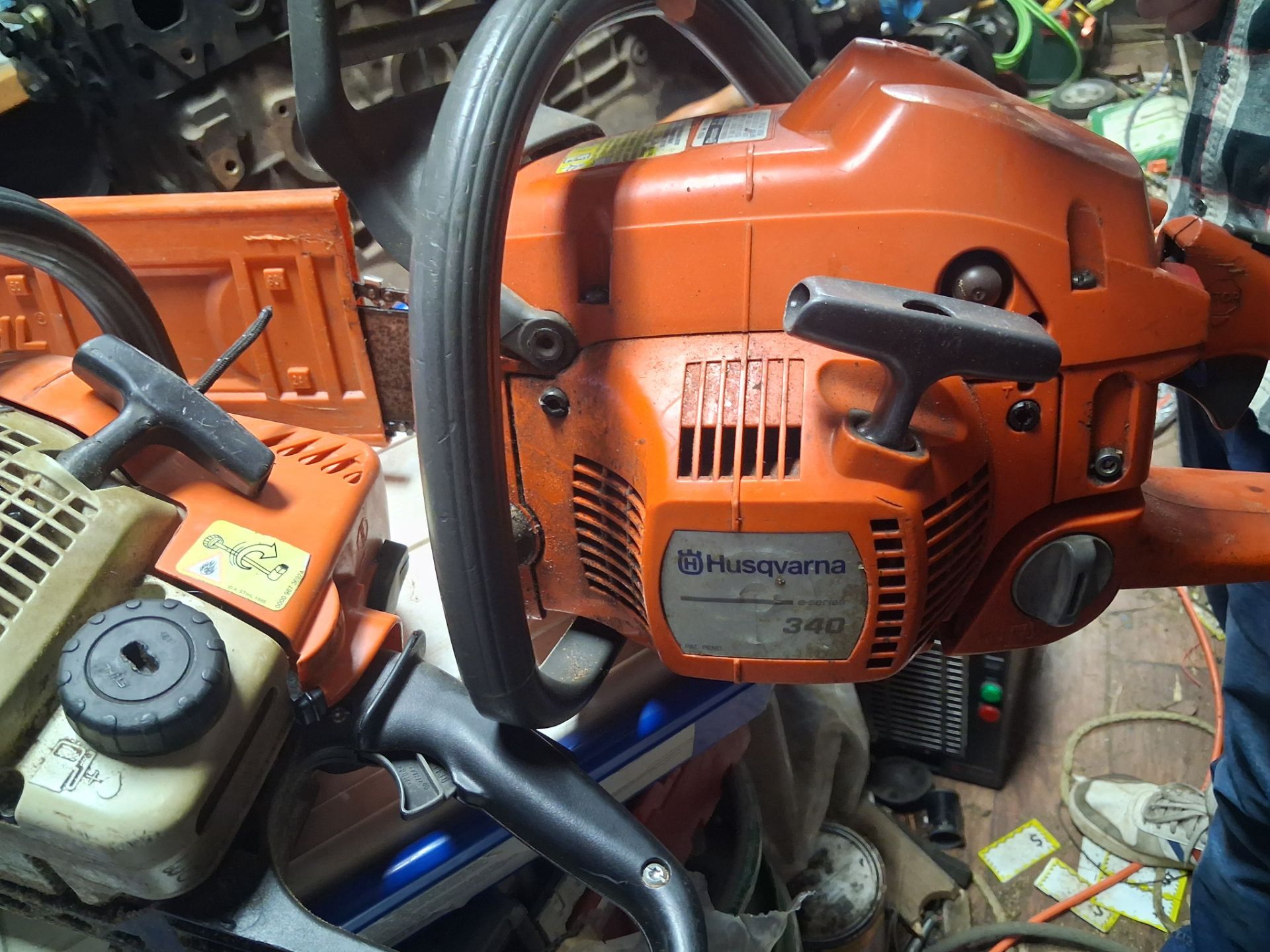Sthil and husqvarna chainsaw