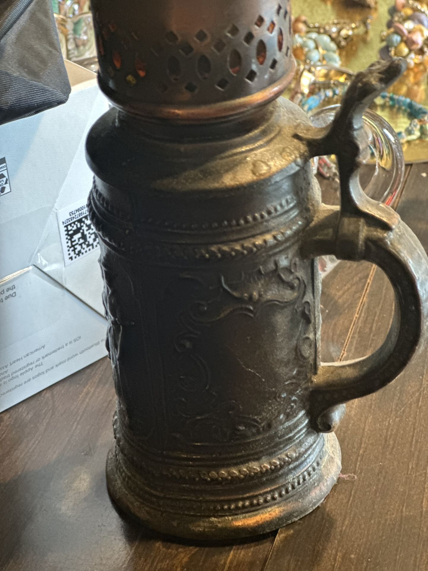 Vintage Stein Lantern 