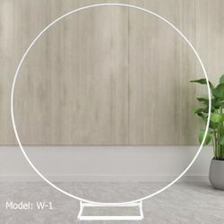 Round Metal Background 