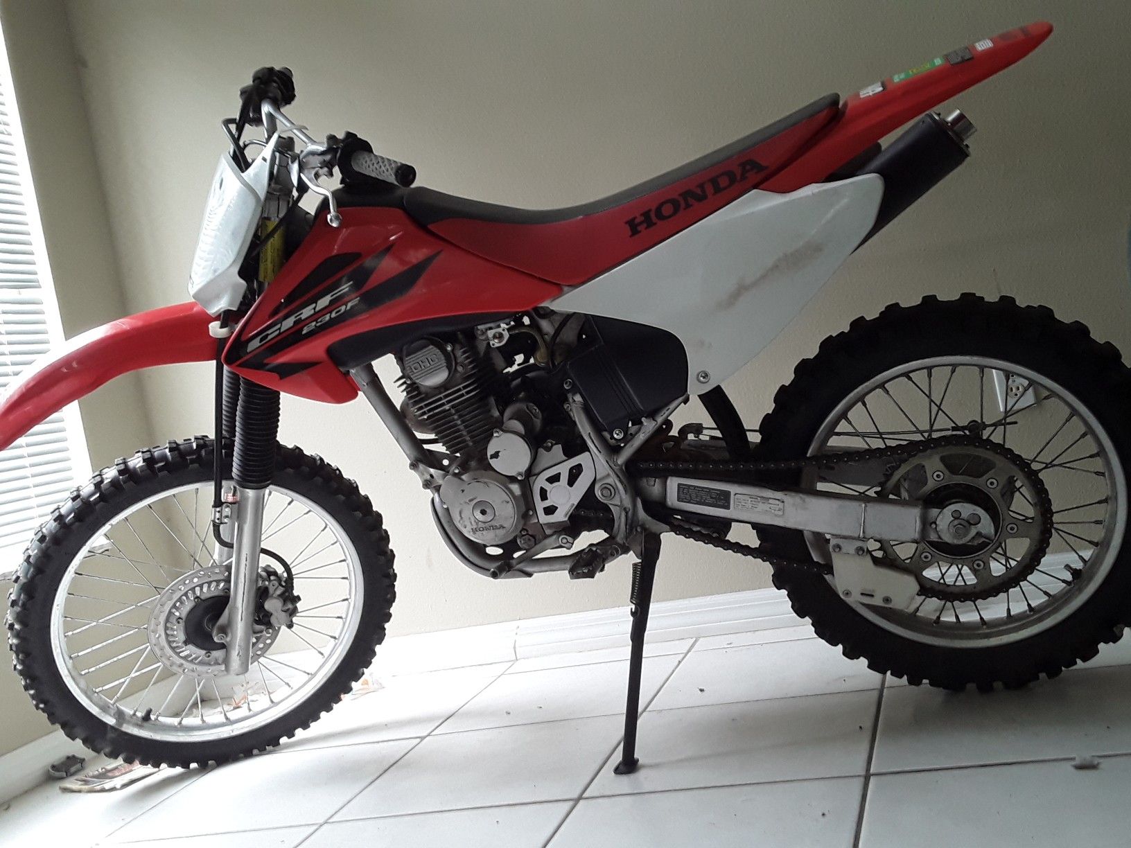 07 honda crf230f runs drives great clean bike!!