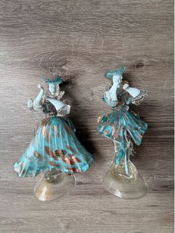 Murano Couple Figurines