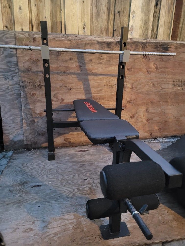 bench press n weights 💪