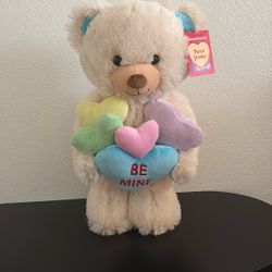 Sweethearts standing plush be mine bear  - 19 Inches