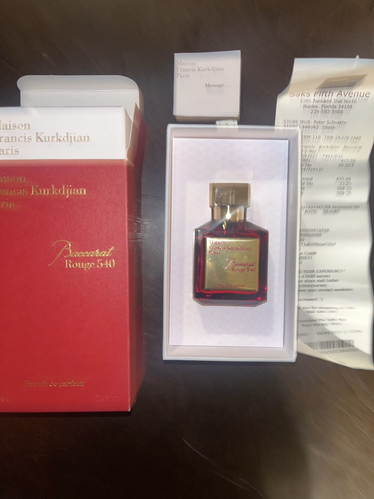 Maison Francis Kurkdjian Red and Gold Perfume
