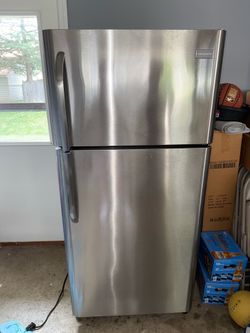 Frigidaire 18.2 Cu. Ft. Stainless Steel Top-Freezer Refrigerator